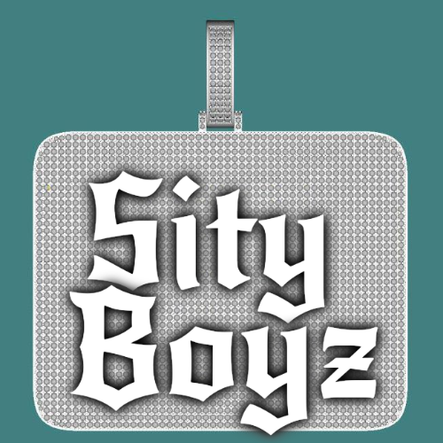 CUSTOM LETTER NECKLACE 3D BIG SQUARE