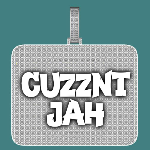 CUSTOM LETTER NECKLACE 3D BIG SQUARE