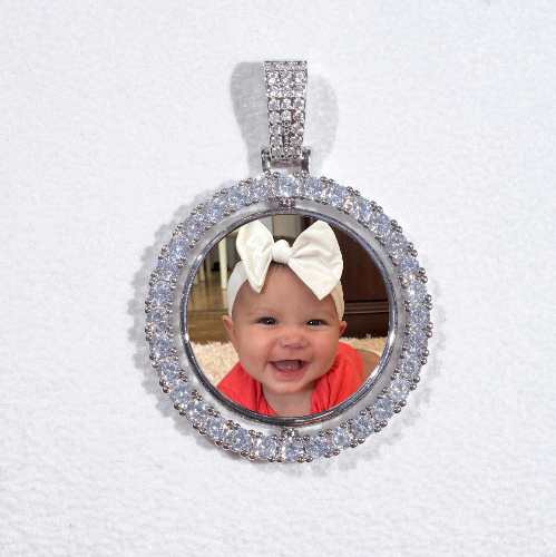 3D Spinning 2-Faced Custom Picture Pendant
