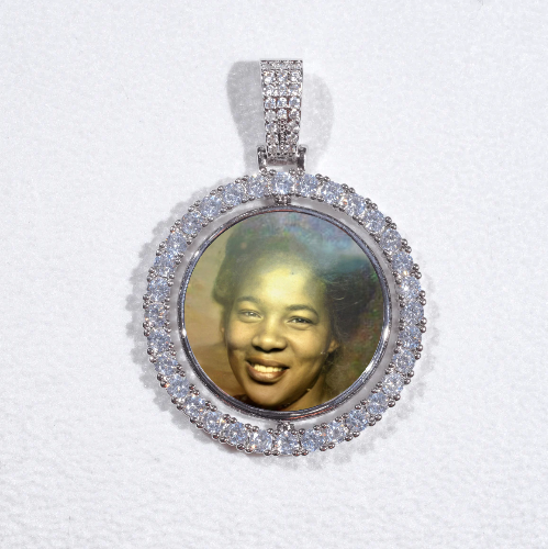 3D Spinning 2-Faced Custom Picture Pendant
