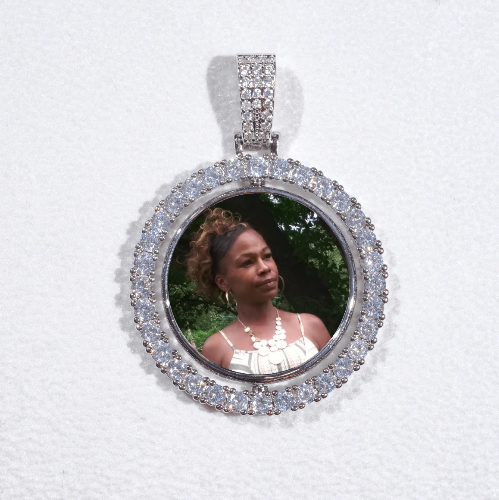 3D Spinning 2-Faced Custom Picture Pendant