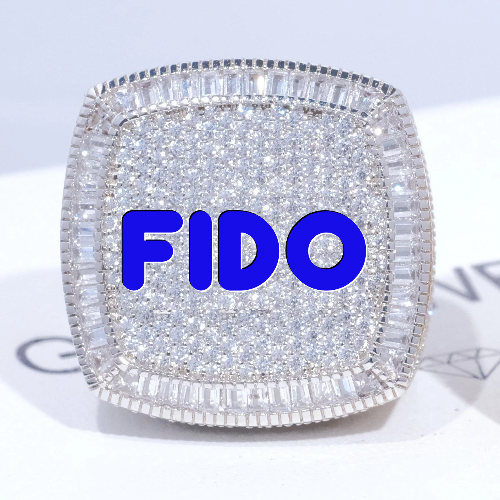 CUSTOM LETTER 3D ICED RING