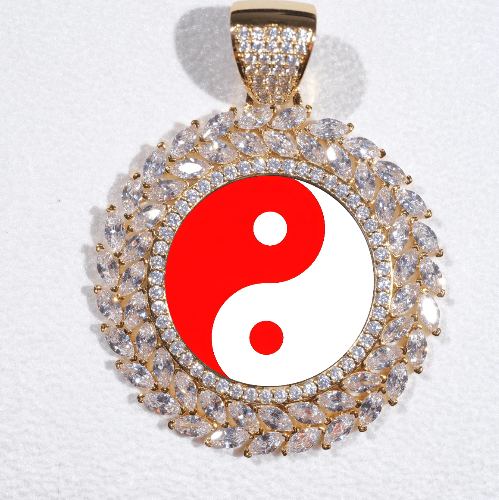 Large 3D Wheat Ear Custom Picture Pendant