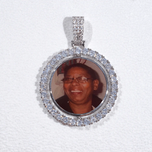 3D Spinning 2-Faced Custom Picture Pendant