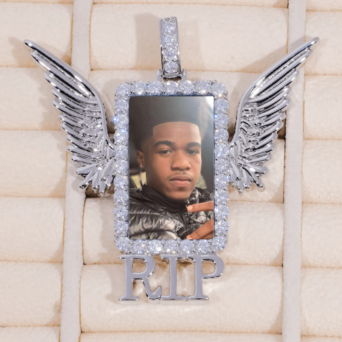 RIP WING 3D CUSTOM PICTURE PENDANT