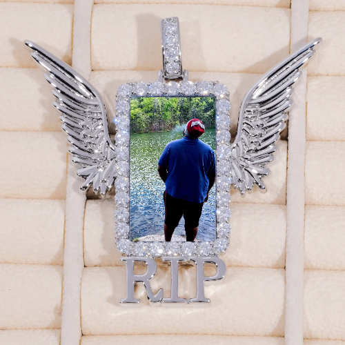 RIP WING 3D CUSTOM PICTURE PENDANT