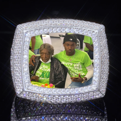 3D CUSTOM PICTURE ICED RING