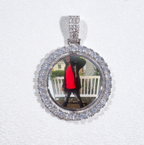 3D Spinning 2-Faced Custom Picture Pendant