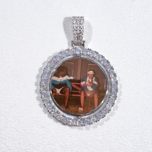 3D Spinning 2-Faced Custom Picture Pendant
