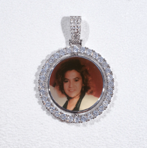 3D Spinning 2-Faced Custom Picture Pendant