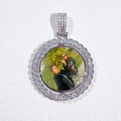 3D Spinning 2-Faced Custom Picture Pendant