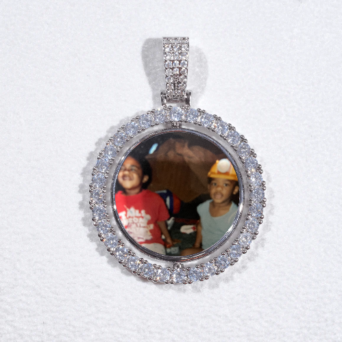 3D Spinning 2-Faced Custom Picture Pendant