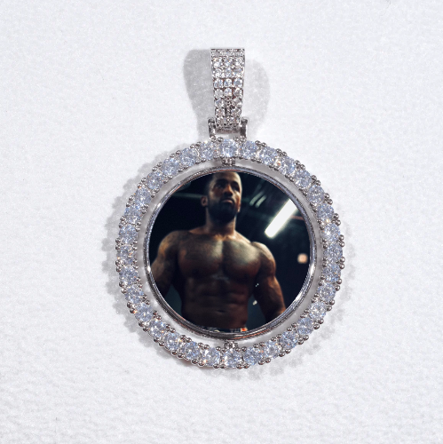 3D Spinning 2-Faced Custom Picture Pendant