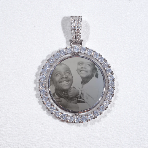 3D Spinning 2-Faced Custom Picture Pendant