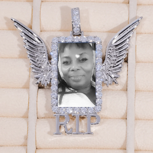 RIP WING 3D CUSTOM PICTURE PENDANT