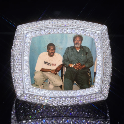 3D CUSTOM PICTURE ICED RING