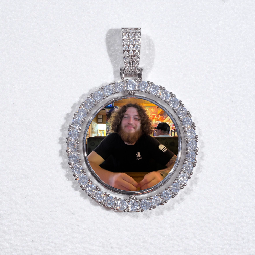 3D Spinning 2-Faced Custom Picture Pendant