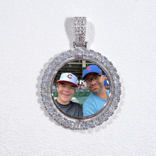 3D Spinning 2-Faced Custom Picture Pendant