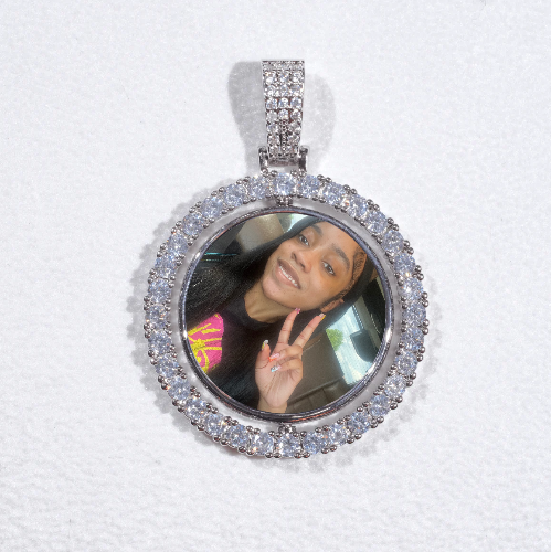 3D Spinning 2-Faced Custom Picture Pendant