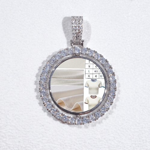 3D Spinning 2-Faced Custom Picture Pendant