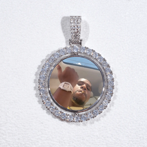 3D Spinning 2-Faced Custom Picture Pendant