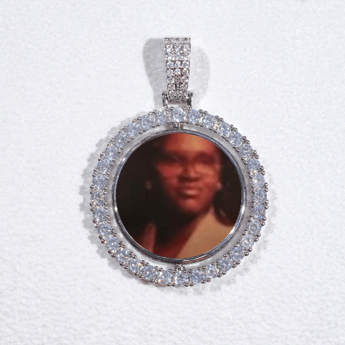 3D Spinning 2-Faced Custom Picture Pendant