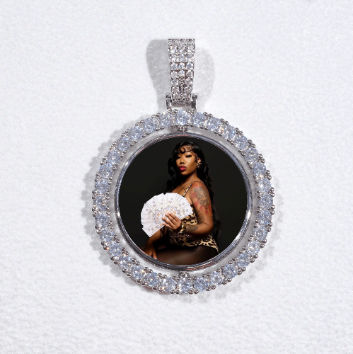 3D Spinning 2-Faced Custom Picture Pendant