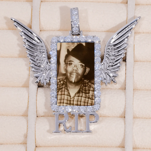 RIP WING 3D CUSTOM PICTURE PENDANT