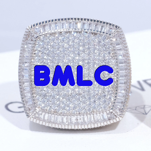 CUSTOM LETTER 3D ICED RING