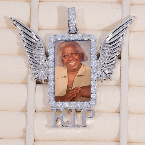 RIP WING 3D CUSTOM PICTURE PENDANT