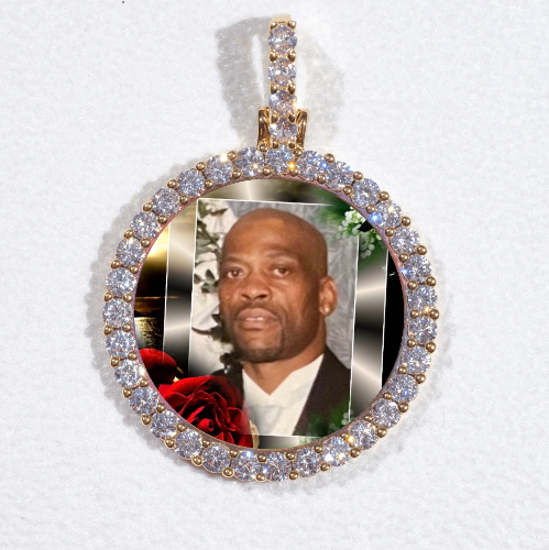 3D CIRCLE CUSTOM PICTURE PENDANT SMALL SIZE
