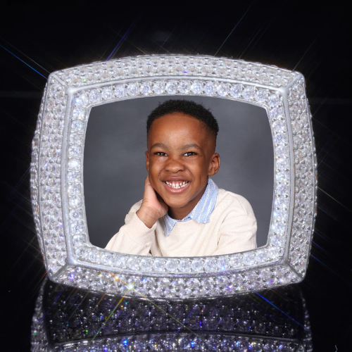 3D CUSTOM PICTURE ICED RING