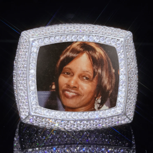 3D CUSTOM PICTURE ICED RING