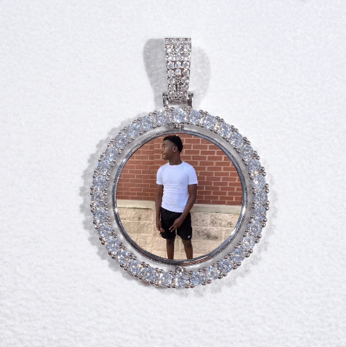 3D Spinning 2-Faced Custom Picture Pendant