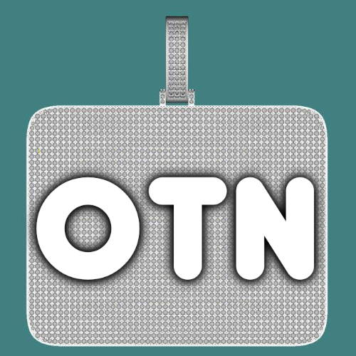 CUSTOM LETTER NECKLACE 3D BIG SQUARE