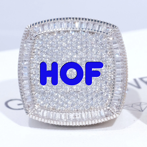 CUSTOM LETTER 3D ICED RING