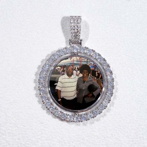 3D Spinning 2-Faced Custom Picture Pendant