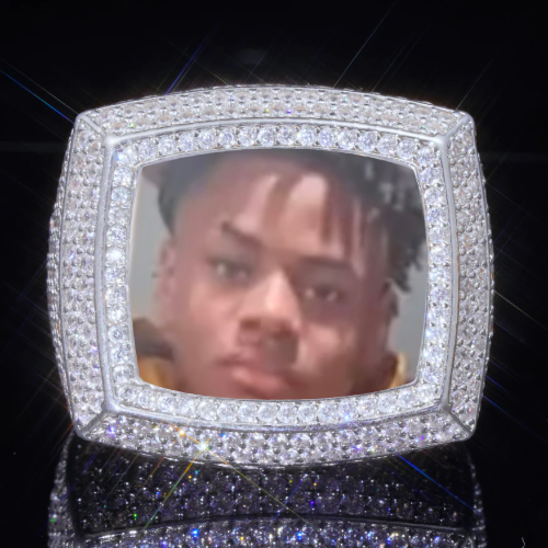 3D CUSTOM PICTURE ICED RING