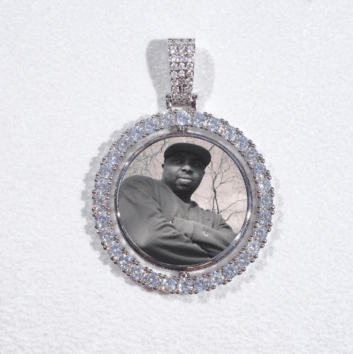 3D Spinning 2-Faced Custom Picture Pendant