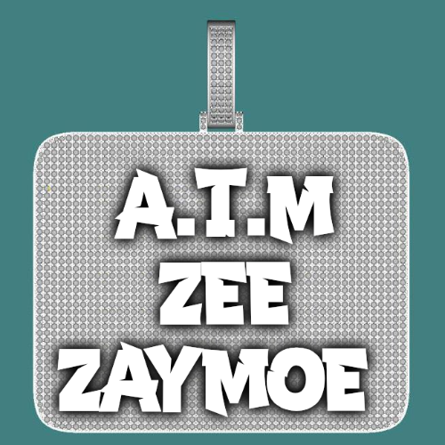 CUSTOM LETTER NECKLACE 3D BIG SQUARE