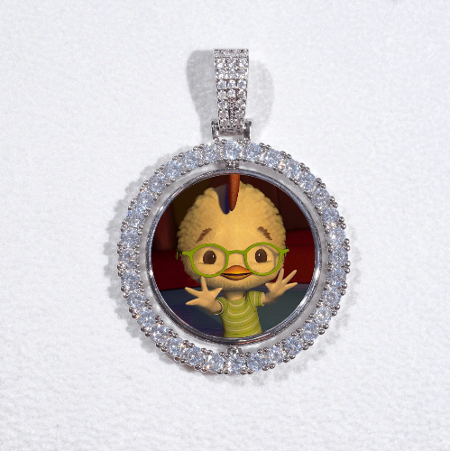 3D Spinning 2-Faced Custom Picture Pendant