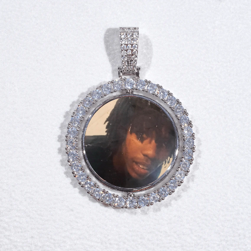 3D Spinning 2-Faced Custom Picture Pendant