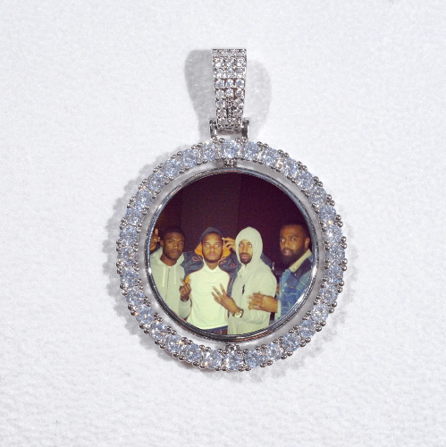 3D Spinning 2-Faced Custom Picture Pendant