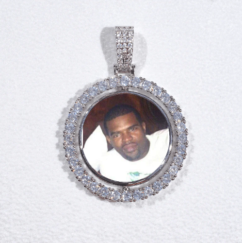 3D Spinning 2-Faced Custom Picture Pendant