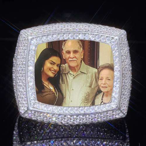 3D CUSTOM PICTURE ICED RING