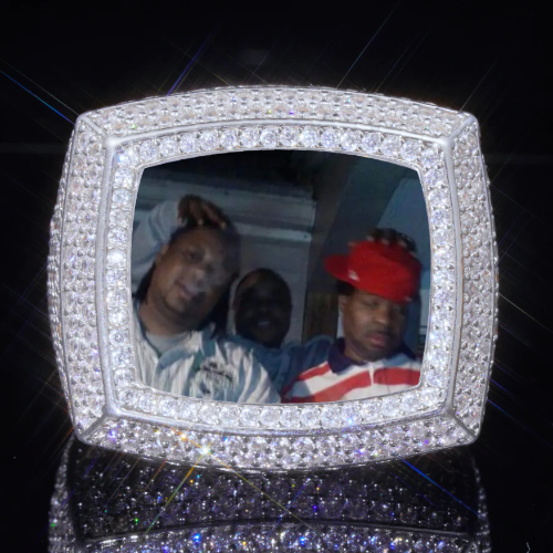3D CUSTOM PICTURE ICED RING