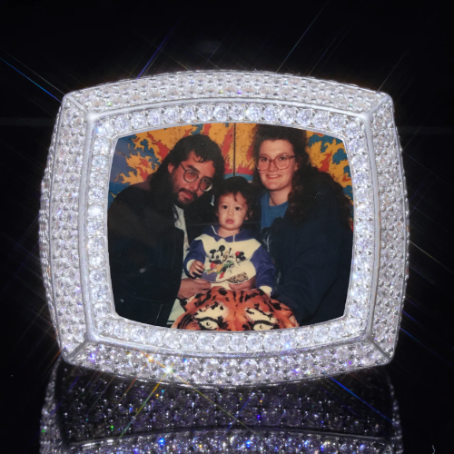 3D CUSTOM PICTURE ICED RING