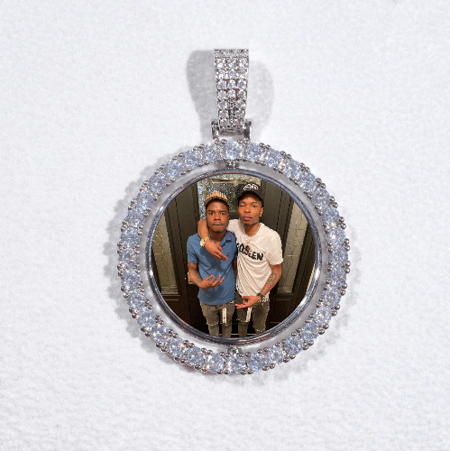 3D Spinning 2-Faced Custom Picture Pendant