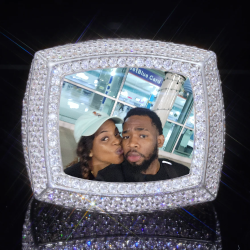 3D CUSTOM PICTURE ICED RING