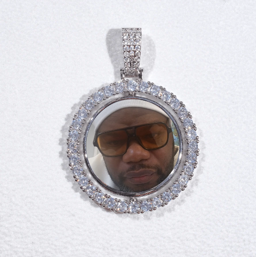 3D Spinning 2-Faced Custom Picture Pendant